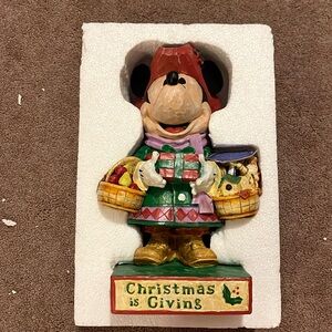 Walt Disney Jim Shore “spirit of generosity” Mickey thanksgiving